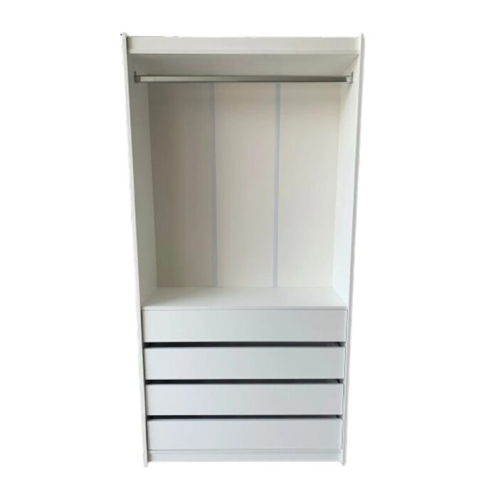 Kit Modulado Closet E Lojas 100% Mdf Branco - Suprema Móveis
