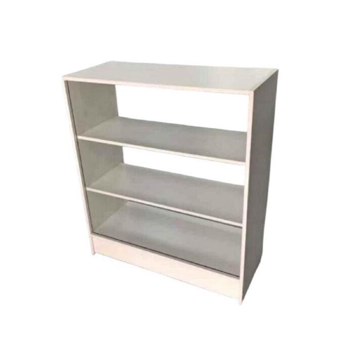 Balcão Expositor Com Vidro E Mdf - 2 Módulos Vitrine Lojas E Comércios - Suprema Móveis