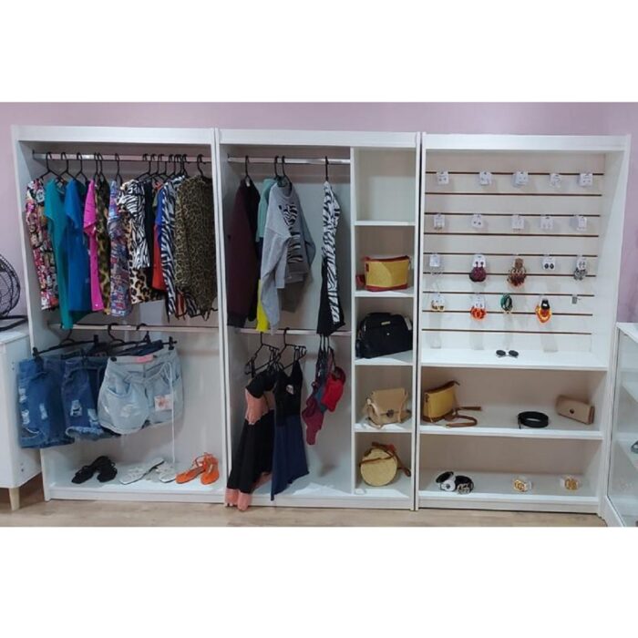 Estante Canaletada 100% Mdf 180X90X30Cm - Suprema Móveis