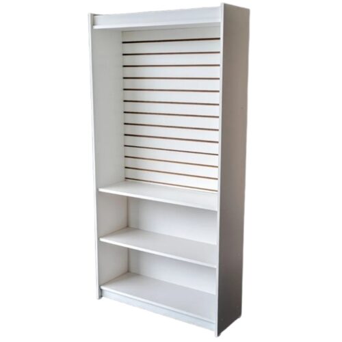 Estante Canaletada 100% Mdf Branco 180X90X30Cm - Suprema Móveis