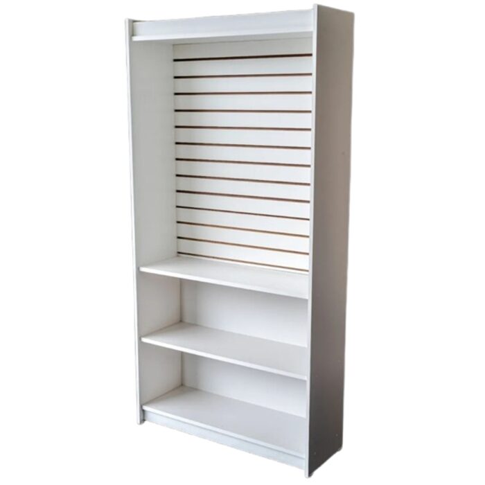 Estante Canaletada 100% Mdf Branco 180X90X30Cm - Suprema Móveis