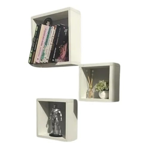 Nicho Decorativo 100% Mdf Com 3 Desmontado - Suprema Móveis