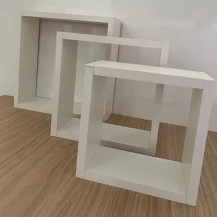 Nicho Decorativo 100% Mdf Com 3 Desmontado - Suprema Móveis