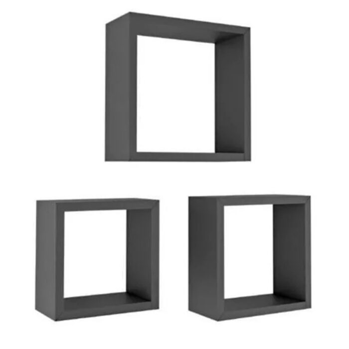 Nicho Decorativo 100% Mdf Com 3 Desmontado - Suprema Móveis