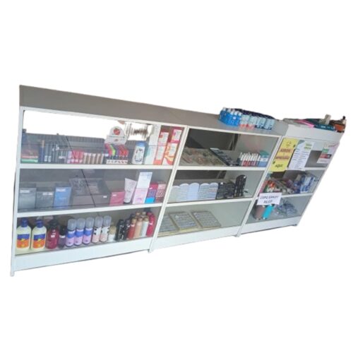 Balcão Caixa Vitrine + 2 Expositores Lojas E Comércios 100% Mdf - Suprema Móveis