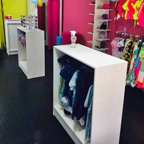 Balcão Loja Central Arara 100% Mdf 100X87X38Cm Desmontado - Suprema Móveis